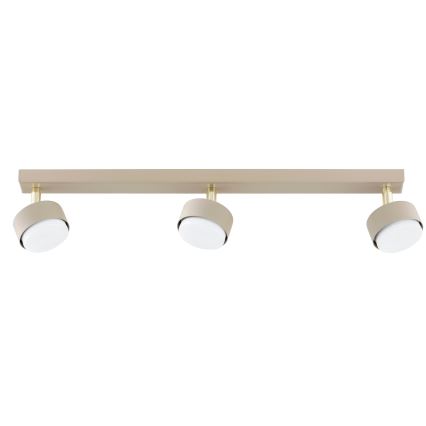 BRILAGI - LED RGB+CCT Dimeriuojamas taškinis šviestuvas MONO 3xGX53/14W/230V 2700-6500K Wi-Fi Tuya smėlinė