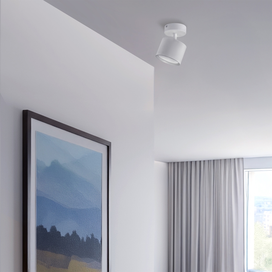 BRILAGI - LED RGB+CCT pritemdomas taškinis šviestuvas STRIPY 1xGX53/14W/230V pr. 82 mm 2700-6500K Wi-Fi Tuya balta