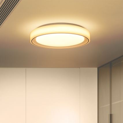 Brilagi - LED RGB pritemdomas lubinis šviestuvas FLOCO LED/30W/230V 3000-6500K Wi-Fi Tuya + LED/6W + nuotolinio valdymo pultas