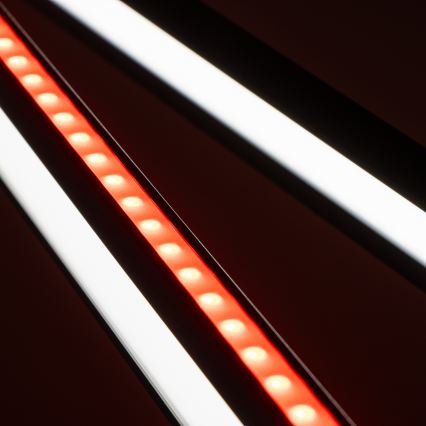 BRILAGI - LED RGBTW dimeriuojama jutiklinė stalinė lempa su spaustuku VARIO LED/18W/230V 3000-6500K CRI 96 juoda