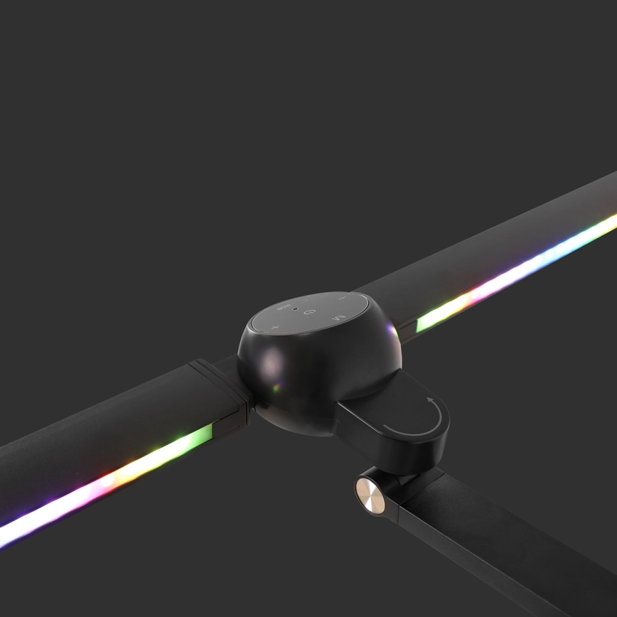 Brilagi - LED RGB dimeriuojama jutiklinė stalinė lempa su spaustuku VARIO LED/18W/230V 3000-6500K CRI 96
