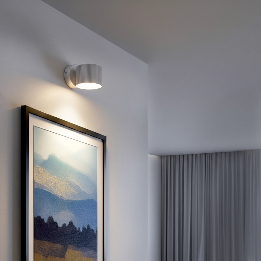 BRILAGI - LED RGB+CCT reguliuojamas sieninis taškinis šviestuvas STRIPY 1xGX53/14W/230V 2700-6500K Wi-Fi Tuya baltas