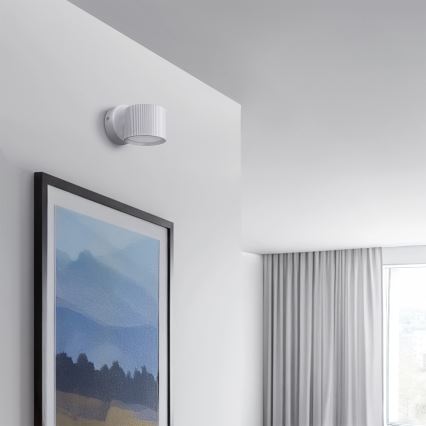BRILAGI - LED RGB+CCT reguliuojamas sieninis taškinis šviestuvas STRIPY 1xGX53/14W/230V 2700-6500K Wi-Fi Tuya baltas