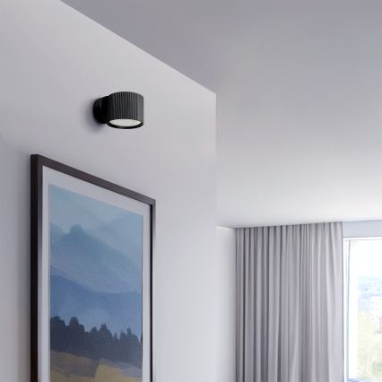BRILAGI - LED RGB+CCT pritemdomas sieninis taškinis šviestuvas STRIPY 1xGX53/14W/230V 2700-6500K Wi-Fi Tuya juodas