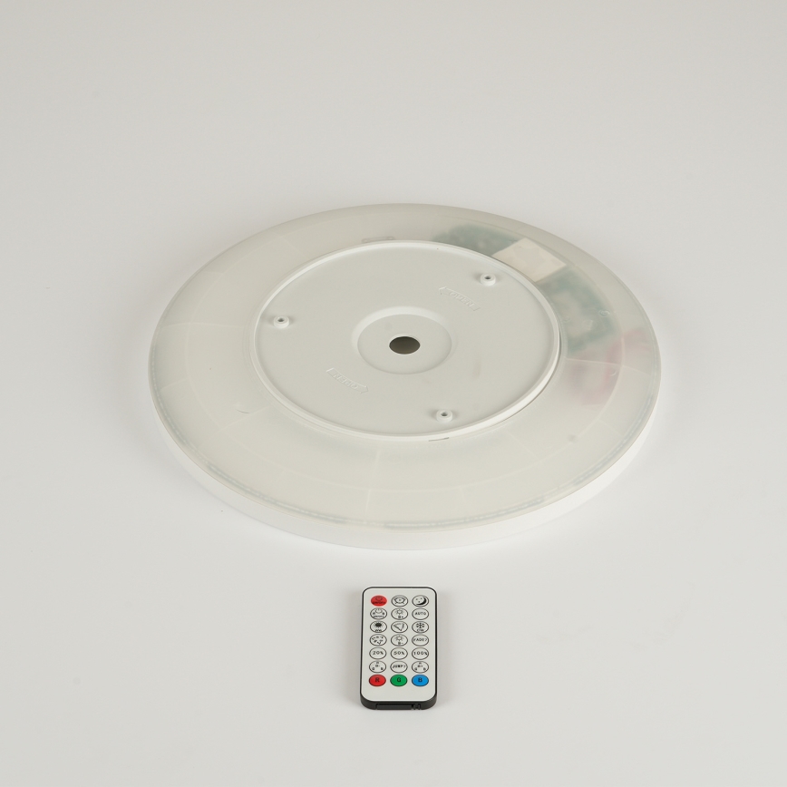 Brilagi - LED RGBW Reguliuojamas lubų šviestuvas ULTRA SLIM LED/18W/230V 2700-6500K skersmuo 30 cm baltas + nuotolinio valdymo pultas