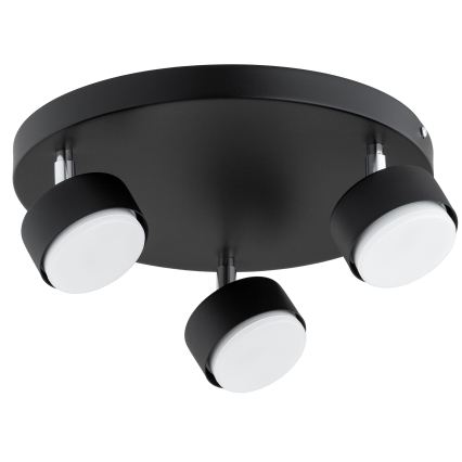 BRILAGI - LED RGB+CCT pritemdomas taškinis šviestuvas MONO 3xGX53/14W/230V 2700–6500K Wi-Fi Tuya juodas