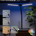 BRILAGI - LED RGBTW dimeriuojama jutiklinė stalinė lempa su spaustuku VARIO LED/18W/230V 3000-6500K CRI 96 juoda