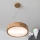 Brilagi - LED RGBW dimeriuojama liustra ant laido CARVALHO 2xE27/9W/230V 2700-6500K Wi-Fi ąžuolas skersmuo 37 cm