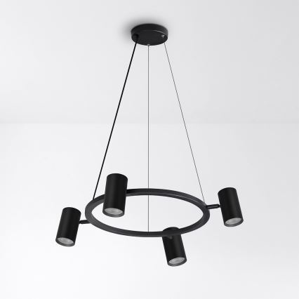 BRILAGI - LED RGBW dimeriuojama liustra ant troselio SELE 4xGU10/6,5W/230V 2700-6500K juoda