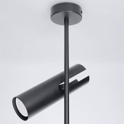BRILAGI - LED RGBW dimeriuojamas šviestuvas ant strypo BRANCH 2xGU10/6,5W/230V 2700-6500K juoda
