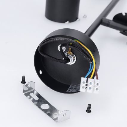 BRILAGI - LED RGBW dimeriuojamas šviestuvas ant strypo BRANCH 2xGU10/6,5W/230V 2700-6500K juoda