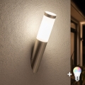 BRILAGI - LED RGBW dimeriuojamas lauko sieninis šviestuvas ELIA 1xE27/6,5W/230V 2700-6500K IP44 Wi-Fi matinis chromas