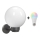 Brilagi - LED RGBW dimeriuojamas lauko sieninis šviestuvas HARBOR 1xE27/9W/230V 2700-6500K IP33 antracitas/balta