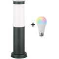 Brilagi - LED RGBW dimeriuojamas lauko šviestuvas 1xE27/15W/230V 2700-6500K IP44 40 cm antracitas
