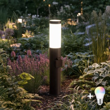 BRILAGI - LED RGBW dimeriuojamas lauko šviestuvas su lizdu ELIA 1xE27/6,5W/230V 2700-6500K IP44 Wi-Fi 50 cm antracitas
