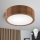 Brilagi - LED RGBW dimeriuojamas lubinis šviestuvas CARVALHO 1xE27/9W/230V 2700-6500K Wi-Fi ąžuolas, skersmuo 27,5 cm