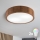 Brilagi - LED RGBW dimeriuojamas lubinis šviestuvas CARVALHO 2xE27/9W/230V 2700-6500K Wi-Fi ąžuolas skersmuo 37,5 cm
