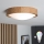Brilagi - LED RGBW dimeriuojamas lubinis šviestuvas CARVALHO SLIM 1xE27/9W/230V 2700-6500K Wi-Fi ąžuolas skersmuo 27 cm
