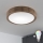 Brilagi - LED RGBW dimeriuojamas lubinis šviestuvas CARVALHO SLIM 1xE27/9W/230V 2700-6500K Wi-Fi ąžuolas skersmuo 27 cm