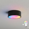 BRILAGI - LED RGBW dimeriuojamas lubinis šviestuvas CLARE 1xE27/12W/230V 2700-6500K skersmuo 20 cm Wi‑Fi juodas