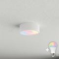 BRILAGI - LED RGBW dimeriuojamas lubinis šviestuvas CLARE 1xE27/12W/230V 2700-6500K Ø 20 cm baltas