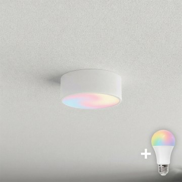 BRILAGI - LED RGBW dimeriuojamas lubinis šviestuvas CLARE 1xE27/12W/230V 2700-6500K Ø 20 cm baltas