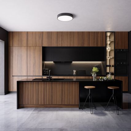 Brilagi - LED RGBW reguliuojamas lubinis šviestuvas CLARE 3xE27/9W/230V 2700-6500K skersmuo 40 cm Wi-Fi juodas