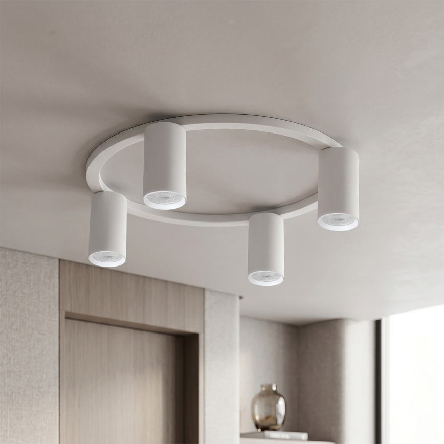 BRILAGI - LED RGBW dimeriuojamas lubinis šviestuvas SELE 4xGU10/6,5W/230V 2700-6500K baltas