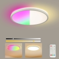 Brilagi - LED RGBW dimeriuojamas lubinis šviestuvas ULTRA SLIM LED/18W/230V 2700-6500K skersmuo 30 cm balta + su nuotoliniu pulteliu