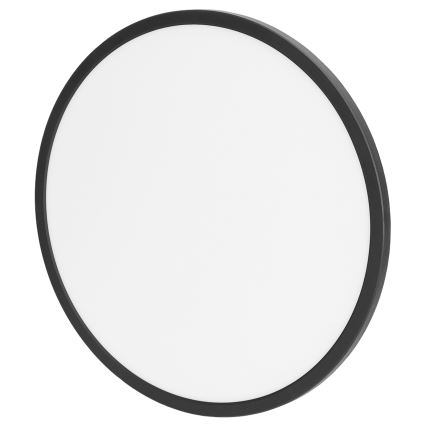 Brilagi - LED RGBW su reguliuojamu ryškumu lubinis šviestuvas VIBE LED/36W/230V 3000-6500K skersmuo 40 cm juodas + nuotolinis valdymas