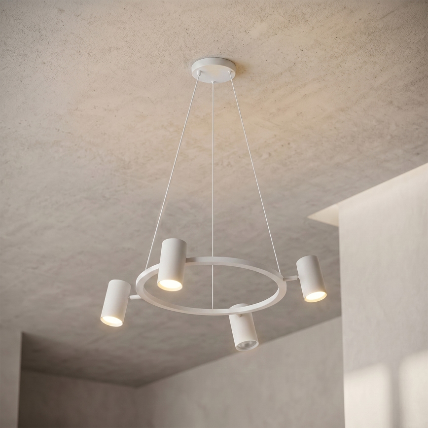 BRILAGI - LED RGBW reguliuojamas pakabinamas šviestuvas ant laido SELE 4xGU10/6,5W/230V 2700-6500K balta