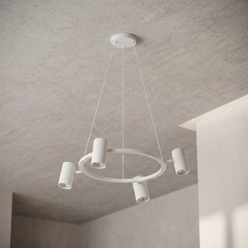 BRILAGI - LED RGBW reguliuojamas pakabinamas šviestuvas ant laido SELE 4xGU10/6,5W/230V 2700-6500K balta