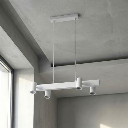 BRILAGI - LED RGBW reguliuojama pakabinama liustra ant laido SELE 4xGU10/6,5W/230V 2700-6500K balta