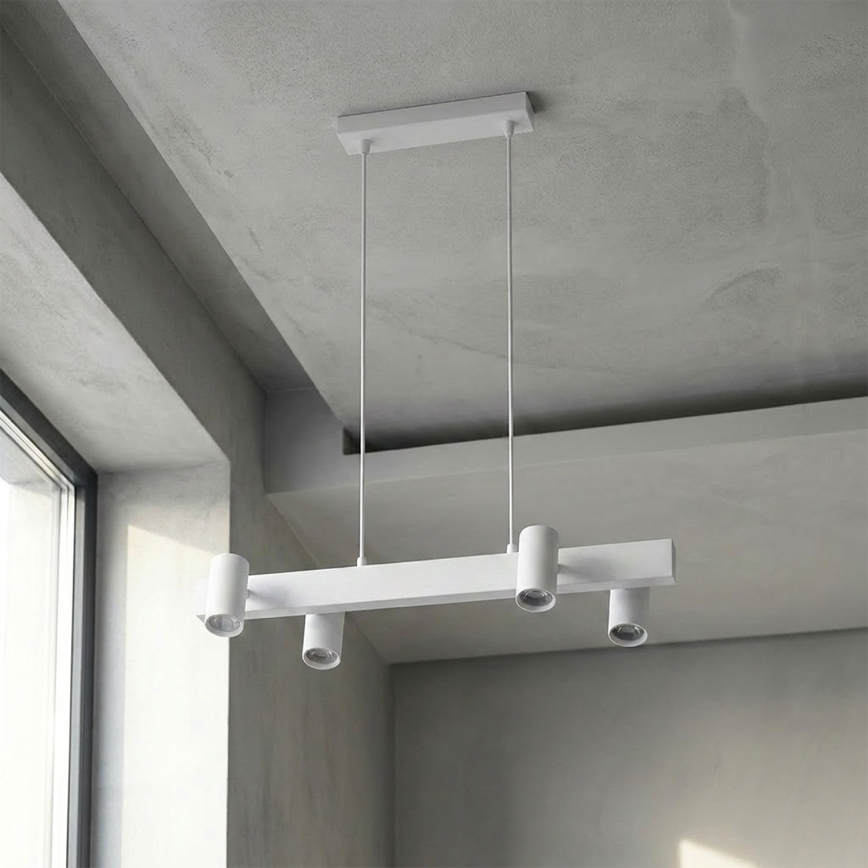 BRILAGI - LED RGBW reguliuojama pakabinama liustra ant laido SELE 4xGU10/6,5W/230V 2700-6500K balta