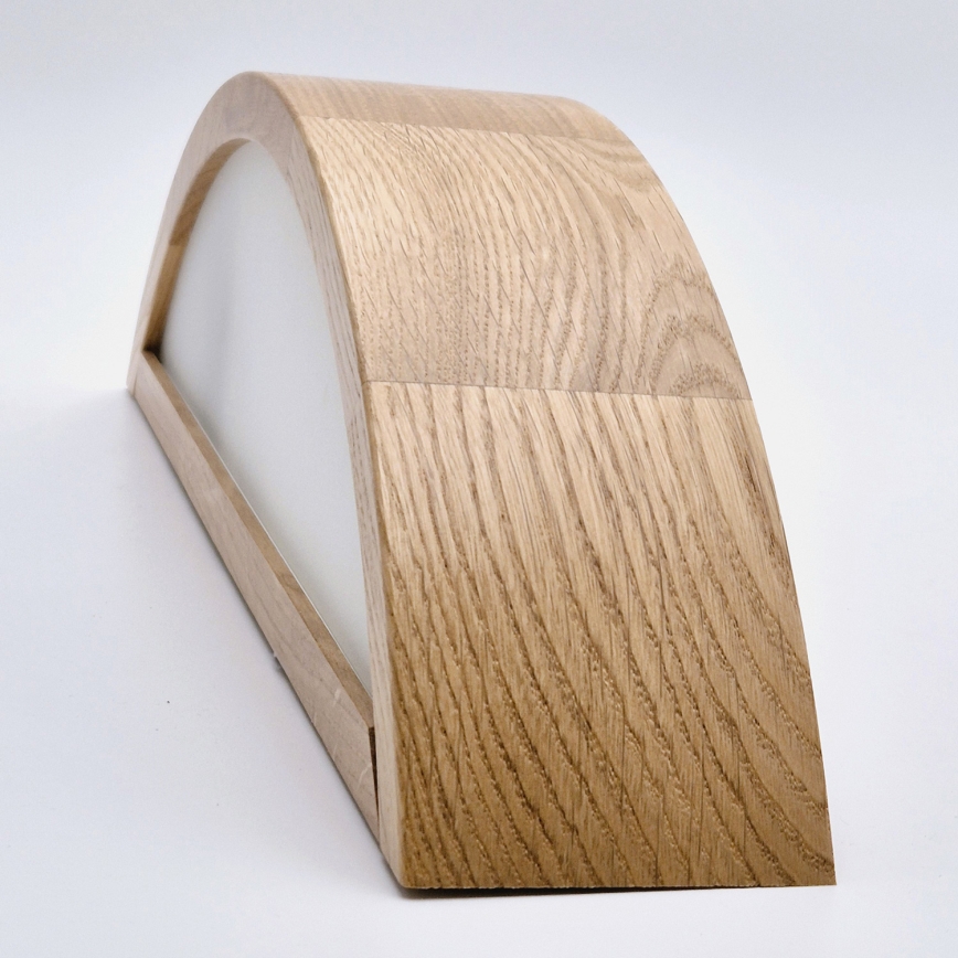 Brilagi - LED RGBW dimeriuojamas sieninis šviestuvas CARVALHO 1xE27/15W/230V 2700-6500K Wi-Fi ąžuolas