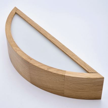 Brilagi - LED RGBW dimeriuojamas sieninis šviestuvas CARVALHO 1xE27/15W/230V 2700-6500K Wi-Fi ąžuolas