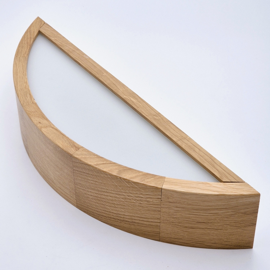 Brilagi - LED RGBW dimeriuojamas sieninis šviestuvas CARVALHO 1xE27/15W/230V 2700-6500K Wi-Fi ąžuolas