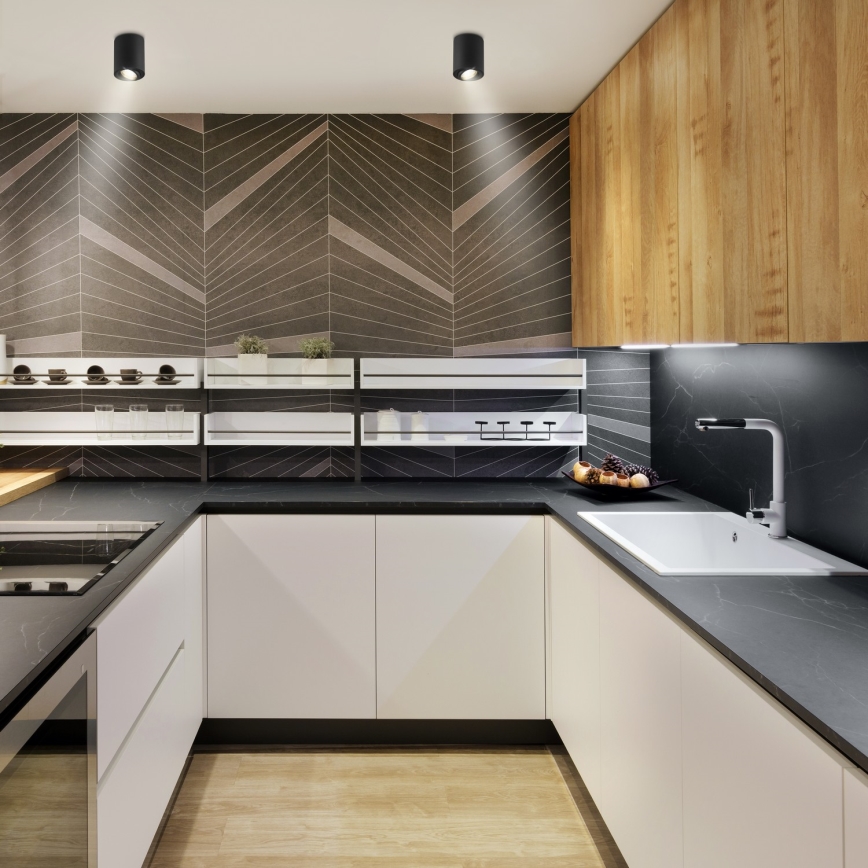 Brilagi - LED RGBW dimeriuojamas taškinis šviestuvas MIA 1xGU10/30W/230V 2700-6500K Wi-Fi 100x80 mm juodas