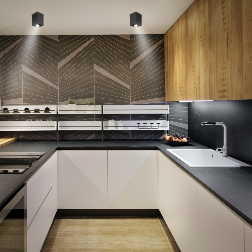 Brilagi - LED RGBW dimeriuojamas taškinis šviestuvas MIA 1xGU10/30W/230V 2700-6500K Wi-Fi 100x80 mm juoda