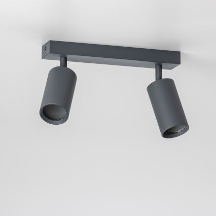 Brilagi - LED RGBW reguliuojamas taškinis šviestuvas SELE 2xGU10/4,8W/230V 3000K antracitas + nuotolinis valdymas
