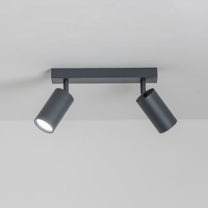 Brilagi - LED RGBW reguliuojamas taškinis šviestuvas SELE 2xGU10/4,8W/230V 3000K antracitas + nuotolinis valdymas