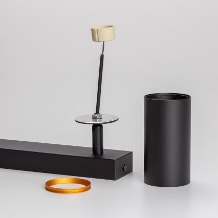 Brilagi - LED RGBW dimeriuojamas taškinis šviestuvas SELE 2xGU10/6W/230V 3000K juoda/auksinė