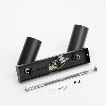 Brilagi - LED RGBW dimeriuojamas taškinis šviestuvas SELE 2xGU10/6W/230V 3000K juoda/auksinė