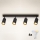 Brilagi - LED RGBW dimeriuojamas taškinis šviestuvas SELE 4xGU10/4,8W/230V 3000K juodas/auksinis + nuotolinis pultas