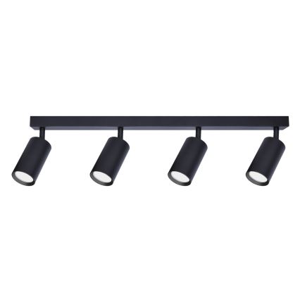 Brilagi - LED RGBW reguliuojamas taškinis šviestuvas SELE 4xGU10/4,8W/230V 3000K juodas + nuotolinis valdymas