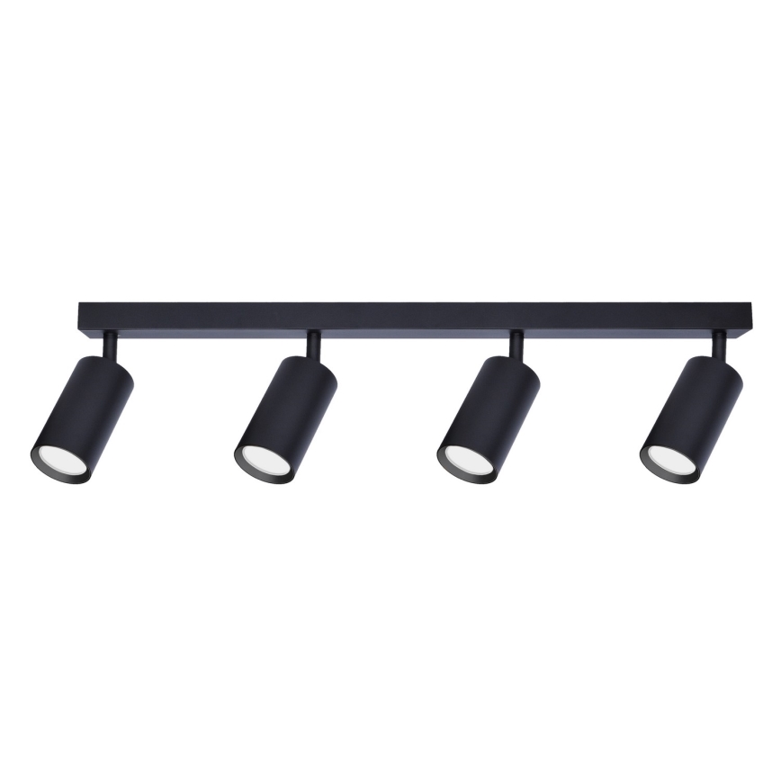 Brilagi - LED RGBW reguliuojamas taškinis šviestuvas SELE 4xGU10/6W/230V 3000K juodas + nuotolinis valdymas