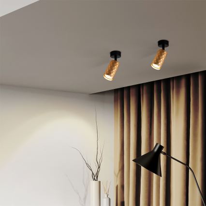Brilagi - LED RGBW reguliuojamas taškinis šviestuvas SELE DIAMANT 1xGU10/4,8W/230V aukso spalvos + nuotolinis valdymas