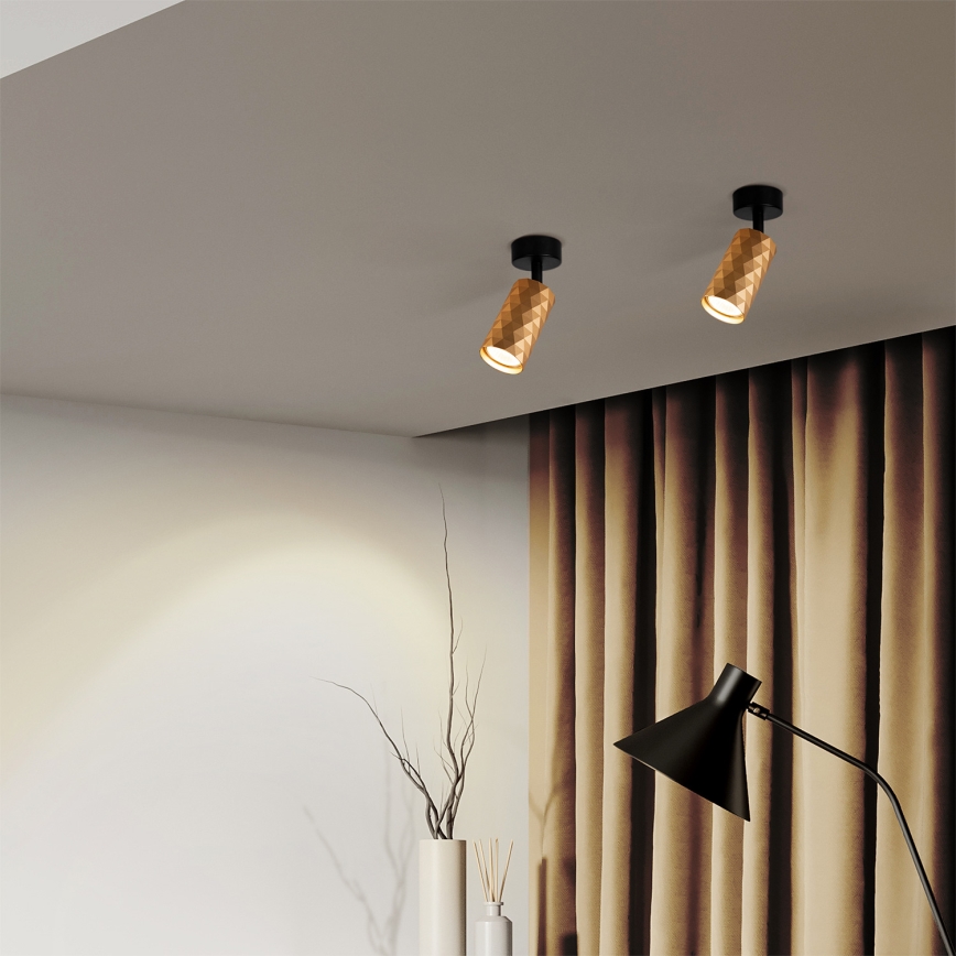 Brilagi - LED RGBW reguliuojamas taškinis šviestuvas SELE DIAMANT 1xGU10/4,8W/230V aukso spalvos + nuotolinis valdymas
