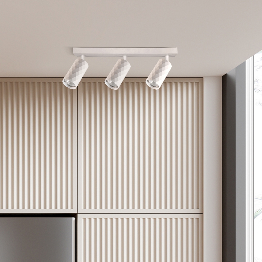 Brilagi - LED RGBW dimeriuojamas taškinis šviestuvas SELE DIAMANT 3xGU10/4,8W/230V 3000K baltas + nuotolinis pultas