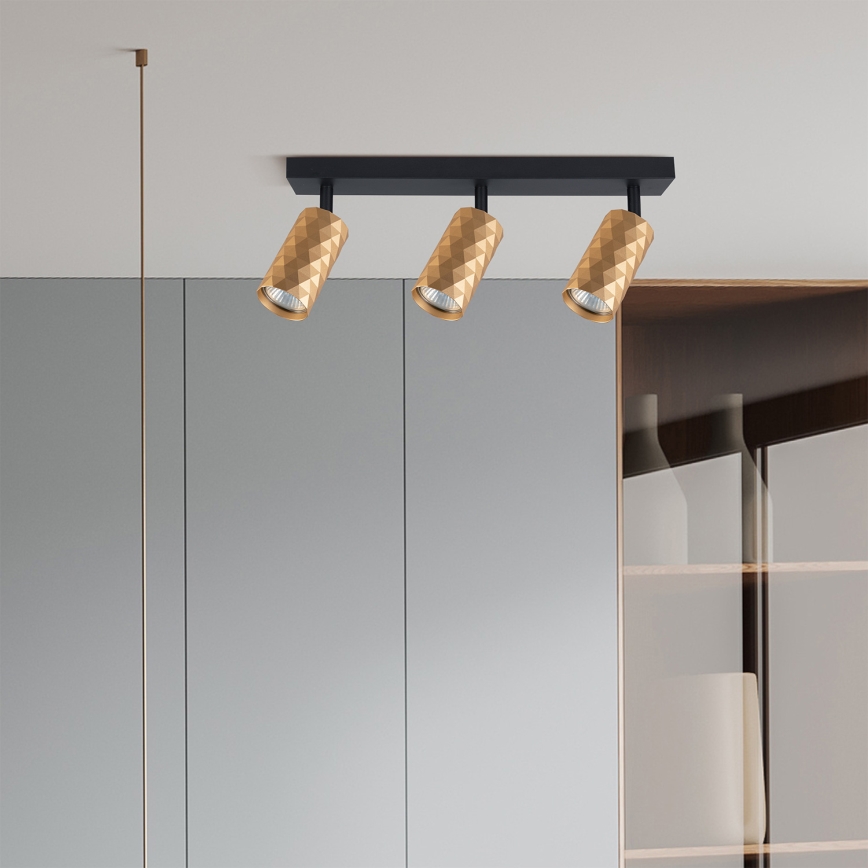 Brilagi - LED RGBW dimeriuojamas taškinis šviestuvas SELE DIAMANT 3xGU10/6W/230V 3000K Wi-Fi auksinis